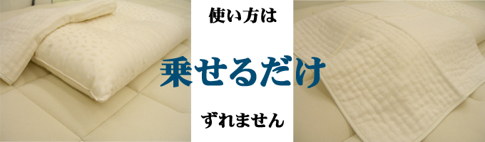 使い方は乗せるだけ、ずれません