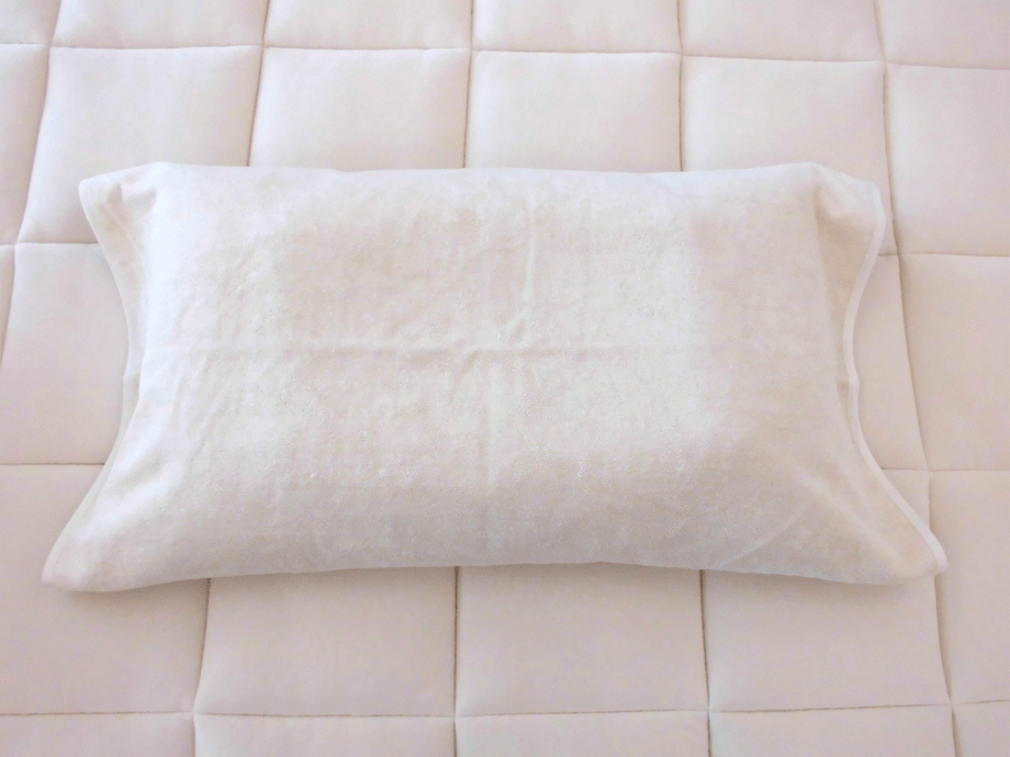 シルクタオル枕パッド小さい枕で使った場合